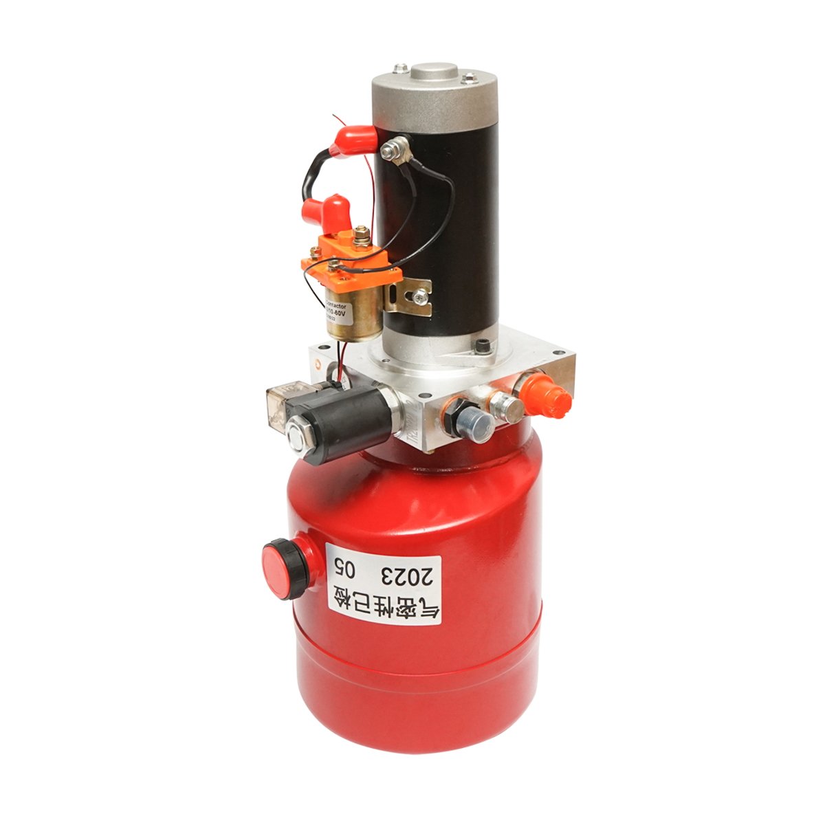 Kit hidraulic basculare 1 tona cu telecomanda 60VDC wireless 150 Bar, 0.8Kw, 150Bar pentru triciclu electric